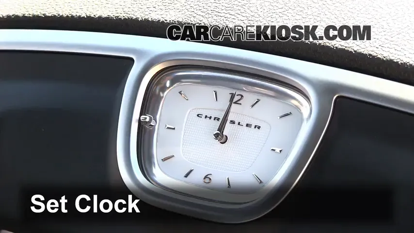 2012 Chrysler 300 Limited 3.6L V6 Clock
